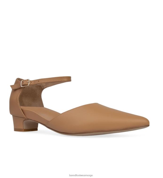 Bared Footwear kvinner Ørn V20X227 blush beige skinn lave hæler