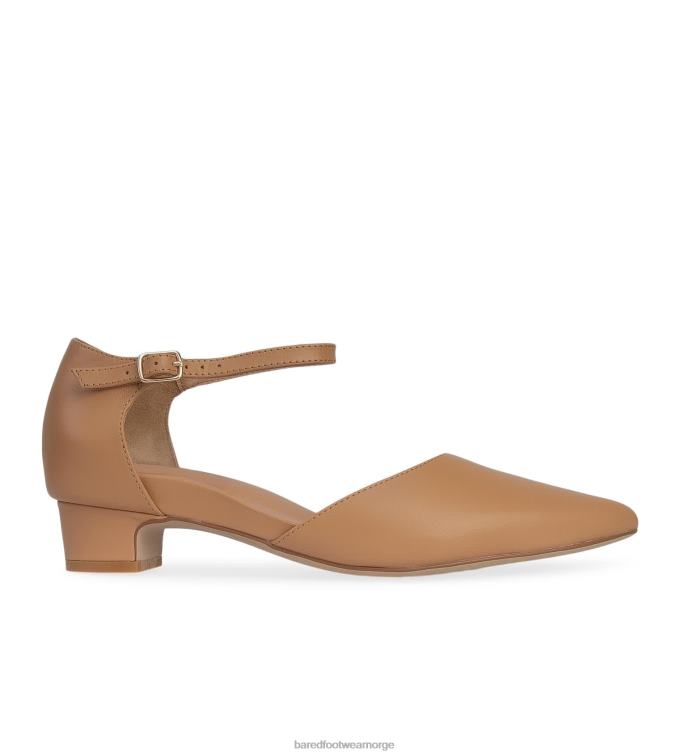 Bared Footwear kvinner Ørn V20X227 blush beige skinn lave hæler