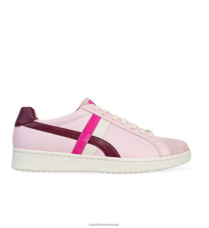 Bared Footwear kvinner seriema V20X306 rosa & boysenberry skinnsko